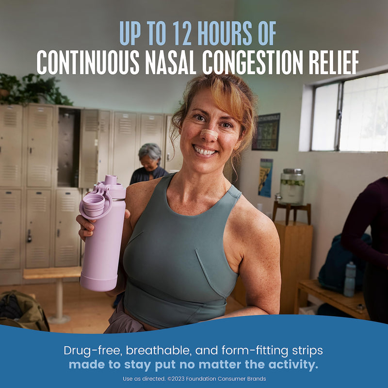 [Australia] - Breathe Right Original Nasal Strips | Tan Nasal Strips | Sm/Med | Help Stop Snoring | Drug-Free Snoring Solution & Instant Nasal Congestion Relief Caused By Colds & Allergies 30ct (packaging may vary) 