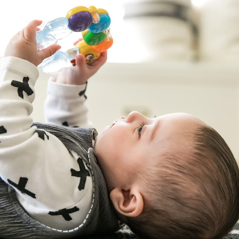 [Australia] - Baby Einstein Teether-pillar Rattle and Chill Teething Toy, Ages 3 months + Cal Teething Ring 