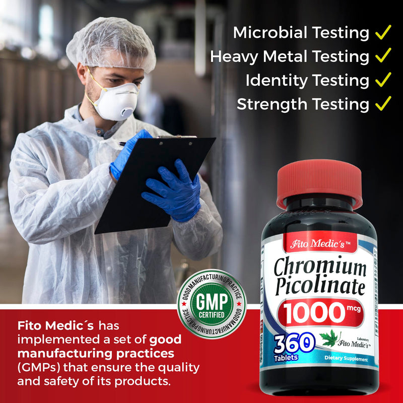 [Australia] - Lab | chromium picolinate |360 tab | chromium | chromium supplements | chromium picolinate 1000mcg | picolinato de cromo | chromium supplement | Ultra high Absorption. 