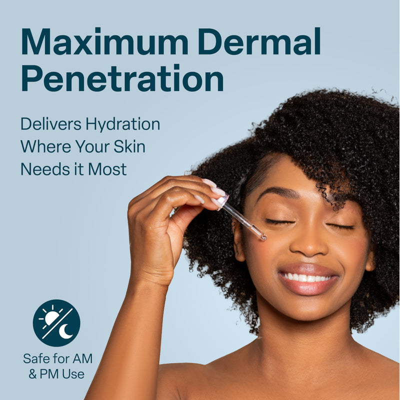 QRxLabs Hyaluronic Acid Serum - Hydration Serum for Face Anti Aging with Vitamin B5 - Face Hydration & Elasticity Boost - Essential Facial Care Formula - 2 Fl Oz, Pack of 1 Hydrolific Serum
