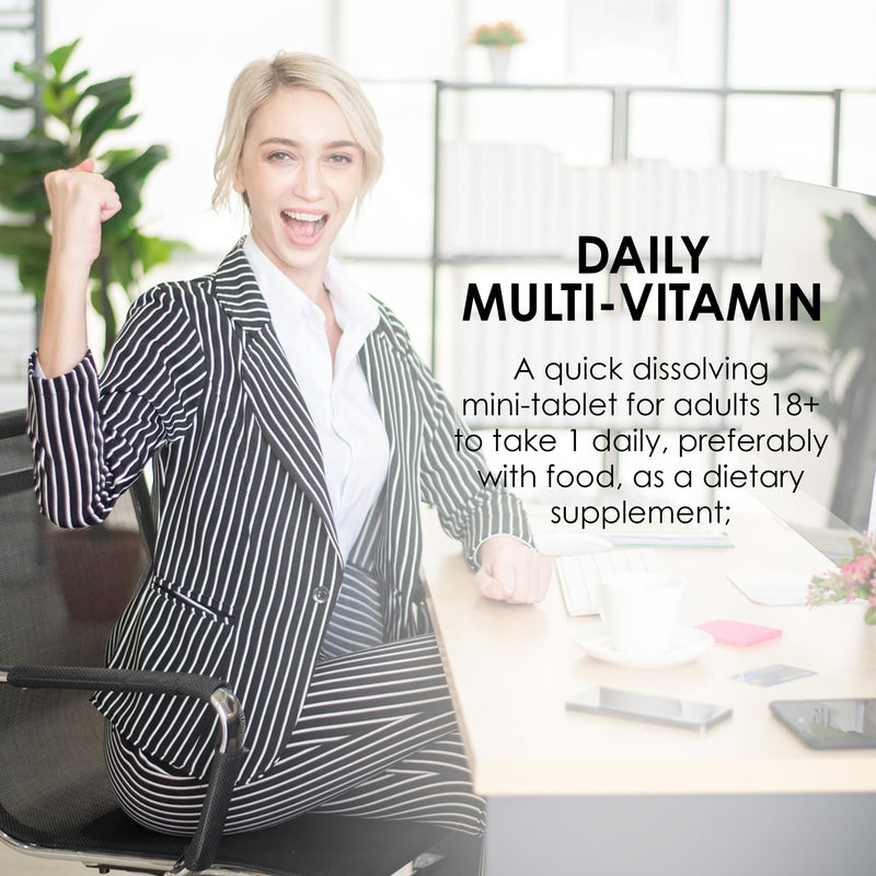 MASON NATURAL Mini Multivitamin with Iron & 12 Key Nutrients, 1 Year Supply | 12 essential nutrients plus iron, including vitamins A, C, D, E, B-complex, folate & calcium for daily support 365
