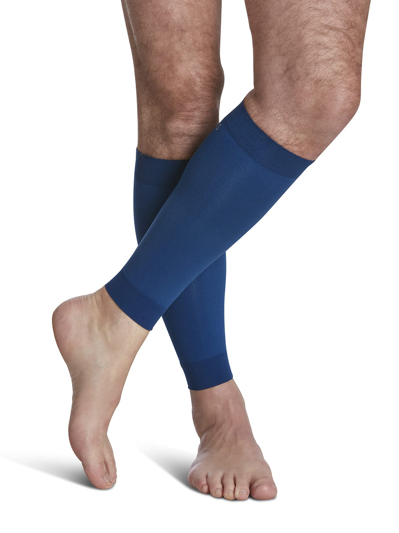 SIGVARIS Unisex Performance Compression Running Sleeve 412V 20-30mmHg XLarge Blue
