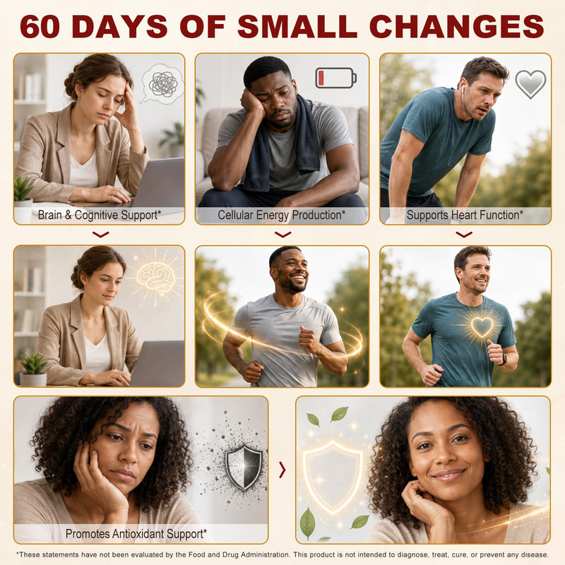 CoQ10 Softgel Capsules 120 Count, High Strength Coenzyme Q10 with MCT Coconut Oil, Supports Natural Energy Production & Heart Function | Non-GMO, Gluten & Dairy Free