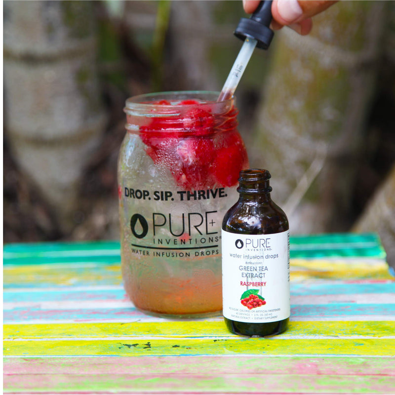 [Australia] - Pure Inventions Green Tea Supplement, Raspberry, 2 Ounce Green Tea Raspberry - Single 