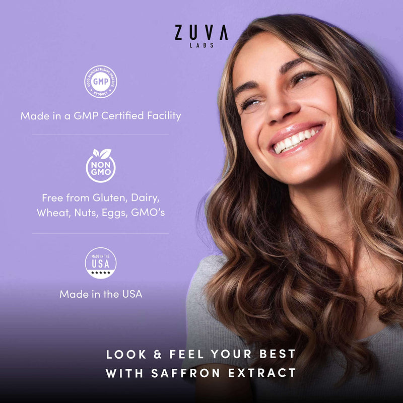 [Australia] - Saffron Supplements - 100% Pure Saffron Extract Mood Enhancer for Women and Men. Saffron Supplement with 90 Servings. Saffron Capsules for Eye Health 