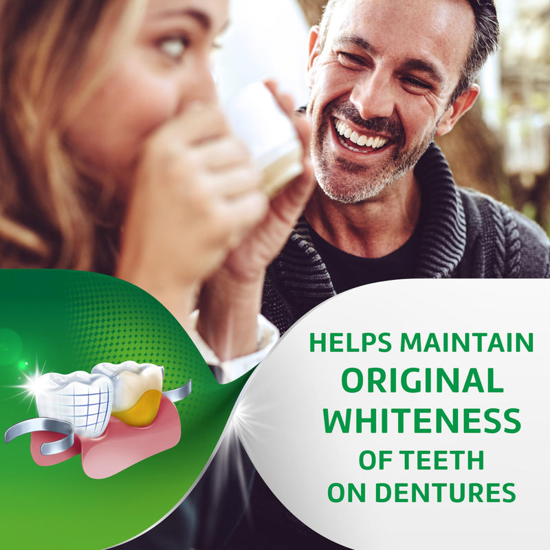 [Australia] - Polident Overnight Whitening Denture Cleanser Tablets - 120 Count 120 Count (Pack of 1) New 