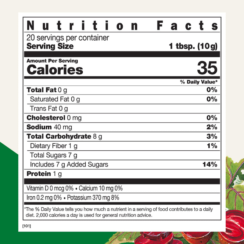 [Australia] - Floradix Salus Red Beet Crystals - Organic Nutritional Beet Root Powder Mix - Superfood Powder Supplement with Vitamin C, Folate, Magnesium & Potassium - 7 Oz 