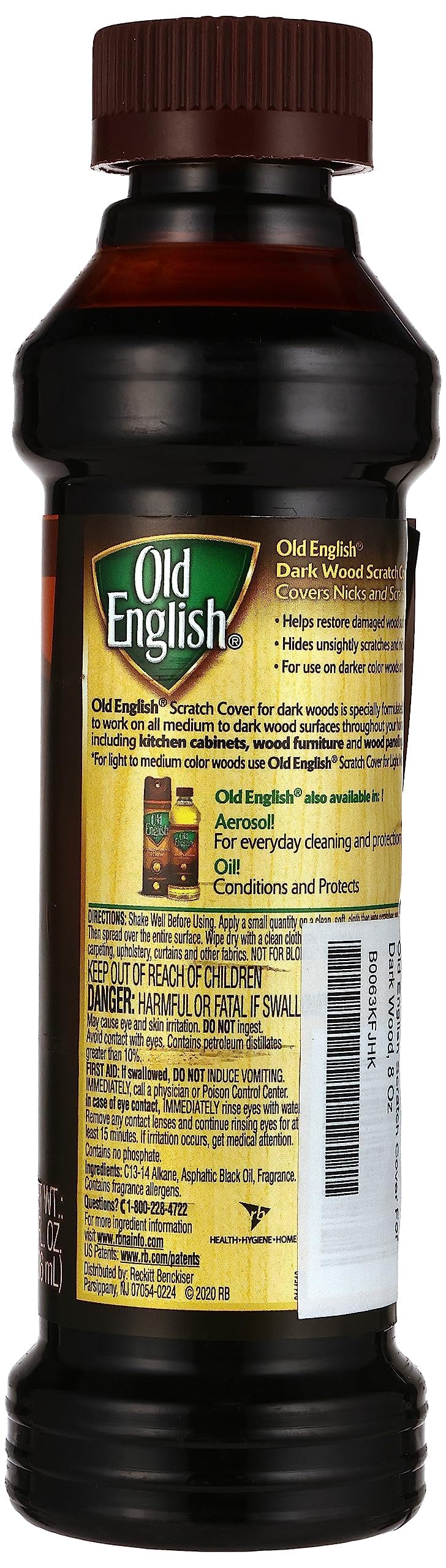 [Australia] - Old English 75144 Scratch Cover For Dark Woods, 8oz Bottle, Wood Polish 8 Fl Oz (Pack of 1) 
