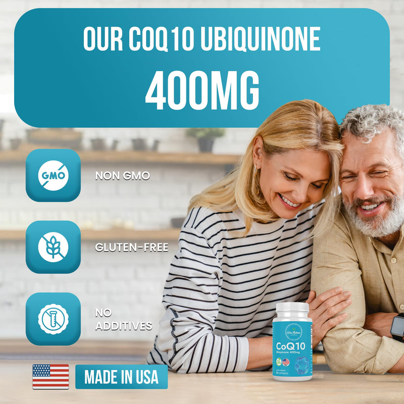 CoQ10 Ubiquinone 400mg | Supplement | 60 Capsules