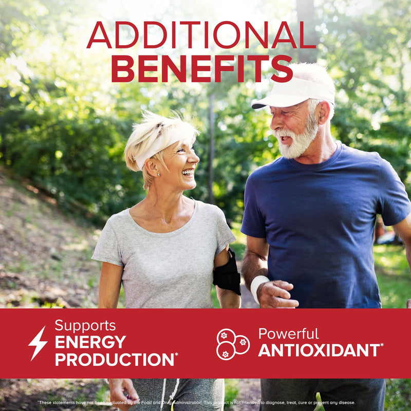 [Australia] - Qunol CoQ10 200mg Softgels, Ultra CoQ10 - Ultra High Absorption Coenzyme Q10 Supplements - Antioxidant Supplement for Vascular and Heart Health & Energy Production - 2 Month Supply - 60 Count 60 Count (Pack of 1) 