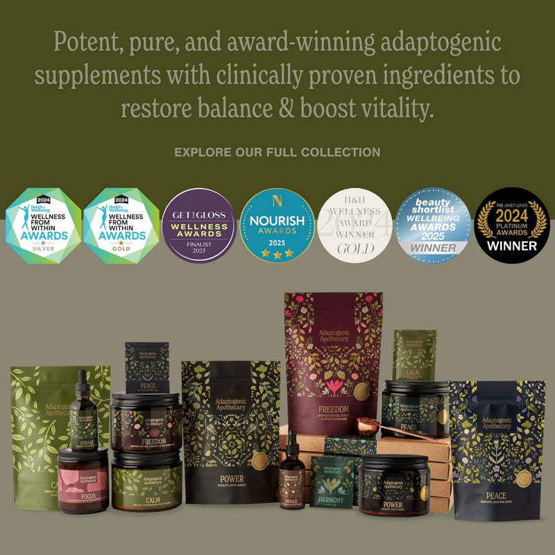 Peace – Bedtime Hot Chocolate with Reishi, Ashwagandha, Jujube, L-Theanine, Magnesium & Cocoa | 20 Servings, 180g | UK-Made, Vegan, Gluten Free.