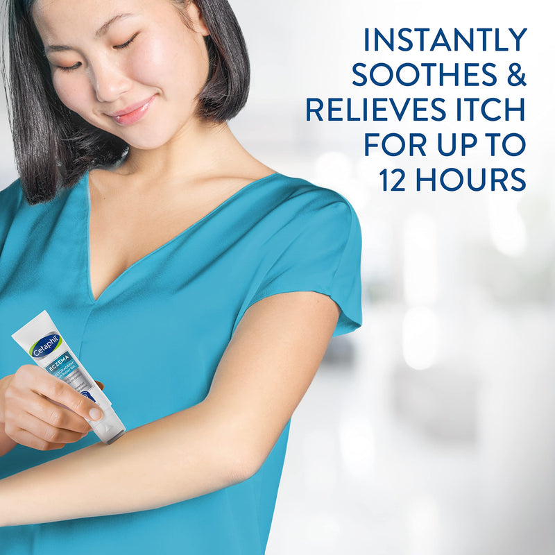 Cetaphil ECZEMA RESTORADERM Itch Relief Gel, For Eczema Prone Skin, 2 fl oz, Instantly Soothes, 12 Hour Itch Relief, 0.5% Skin Protectant Colloidal Oatmeal, Steroid Free 2 Fl Oz (Pack of 1)