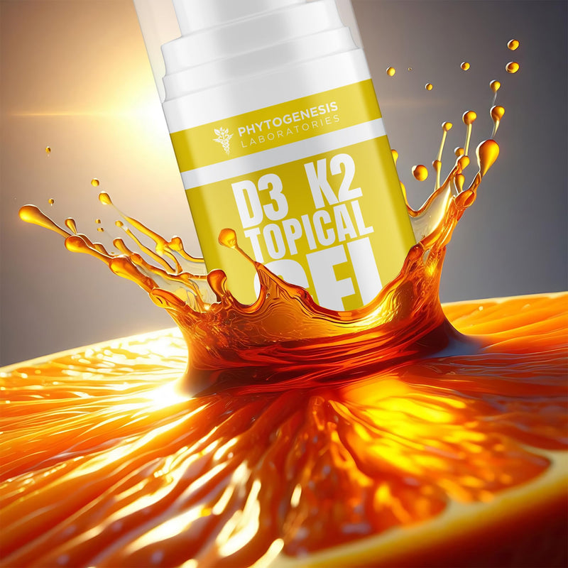 Phytogenesis Vitamin D3 K2 Topical Gel | The Sunshine Vitamin, Immune Support, Bone Support, Joint Support, One Month Supply 1