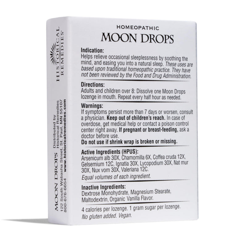 Moon Drops Sleep Aid Lozenges (3 Pack) | Homeopathic Sleep Support, Vegan & Gluten-Free, Non-Habit Forming 30 Count (Pack of 3)