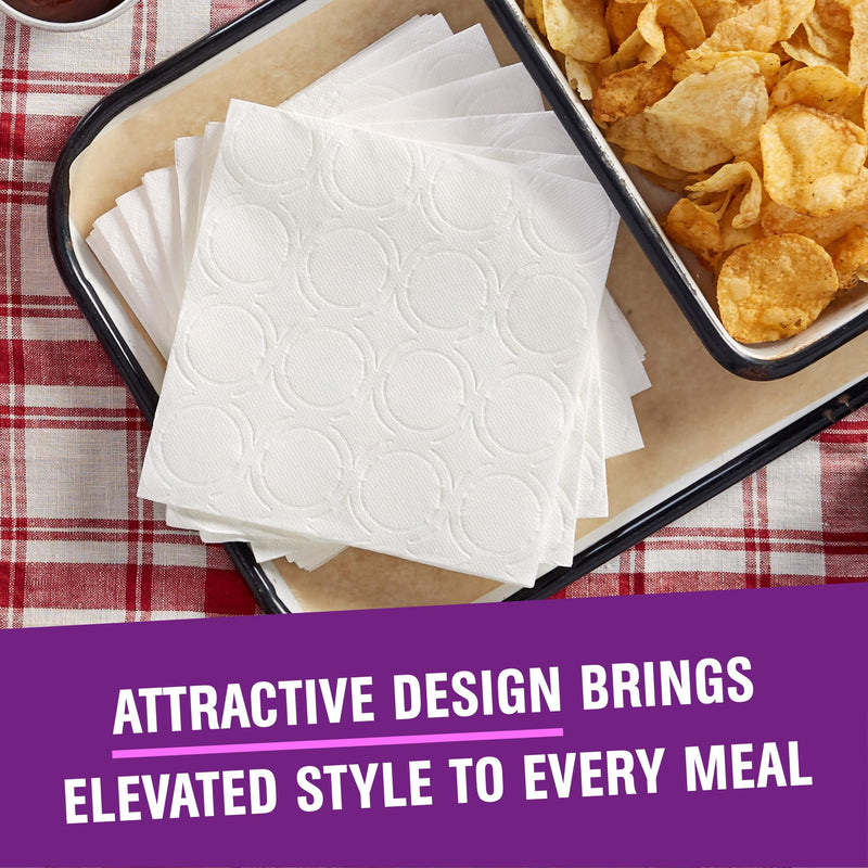 [Australia] - Vanity Fair Extra Absorbent Premium Paper Napkins, 80 Count, Disposable Napkins Made Soft And Strong For Messy Meals And Everyday Use 80 Count (Pack of 1) 