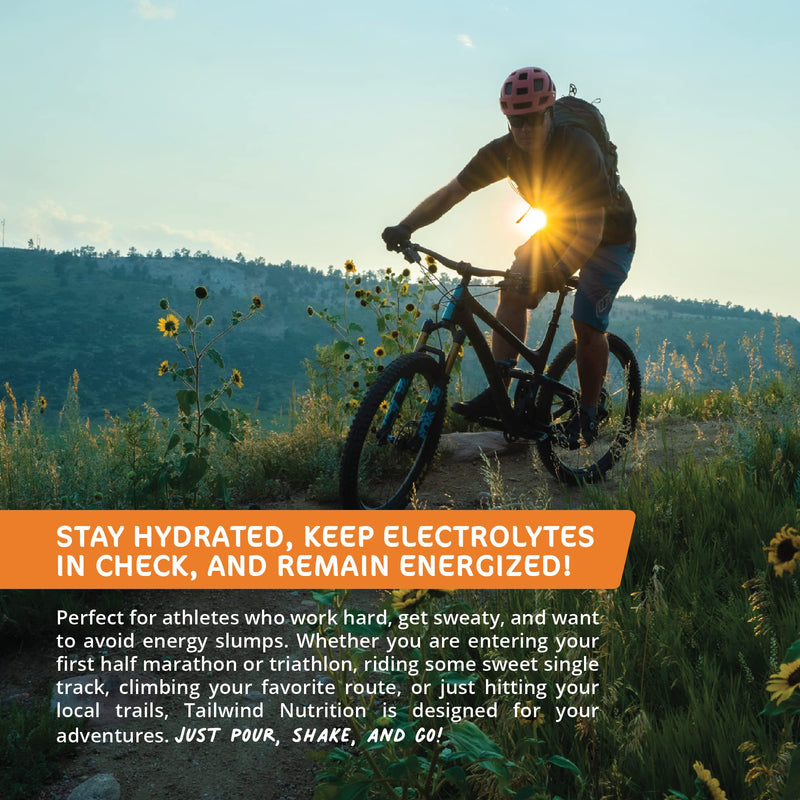 [Australia] - Tailwind Nutrition Endurance Fuel, Sports Drink Powder Single Serving with Electrolytes, Non-GMO, Free of Soy, Dairy, and Gluten, Vegan-Friendly, Mandarin Orange, Pack of 12 