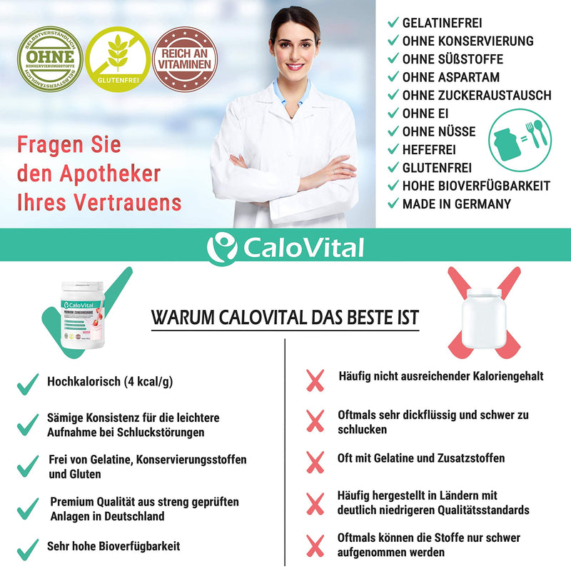 [Australia] - Gain weight with CaloVital | High-dose weight gain shake with lots of vitamins | Weight gainer for quick weight gain & mass building | Premium quality from Germany (set of 2 vanilla - strawberry) set of 2 vanilla - strawberry 