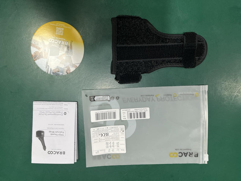 Bracoo Thumb Splint Stabilizer, Wrist Support Brace for Arthritis & Sprained Pain Relief, de Quervain's Tenosynovitis, Trigger Thumb, Fit Right & Left Hand, TP33