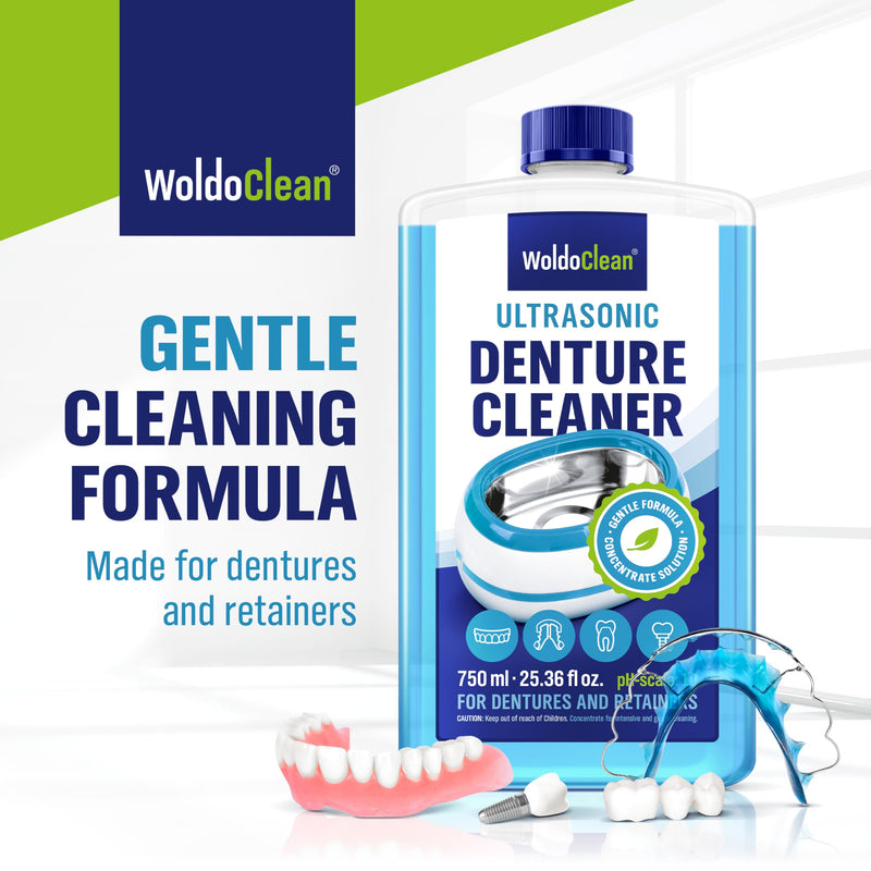 [Australia] - Ultrasonic Cleaner Solution for Dentures & Retainers - 25,36 fl oz Concentrate for ultrasonic Machines 