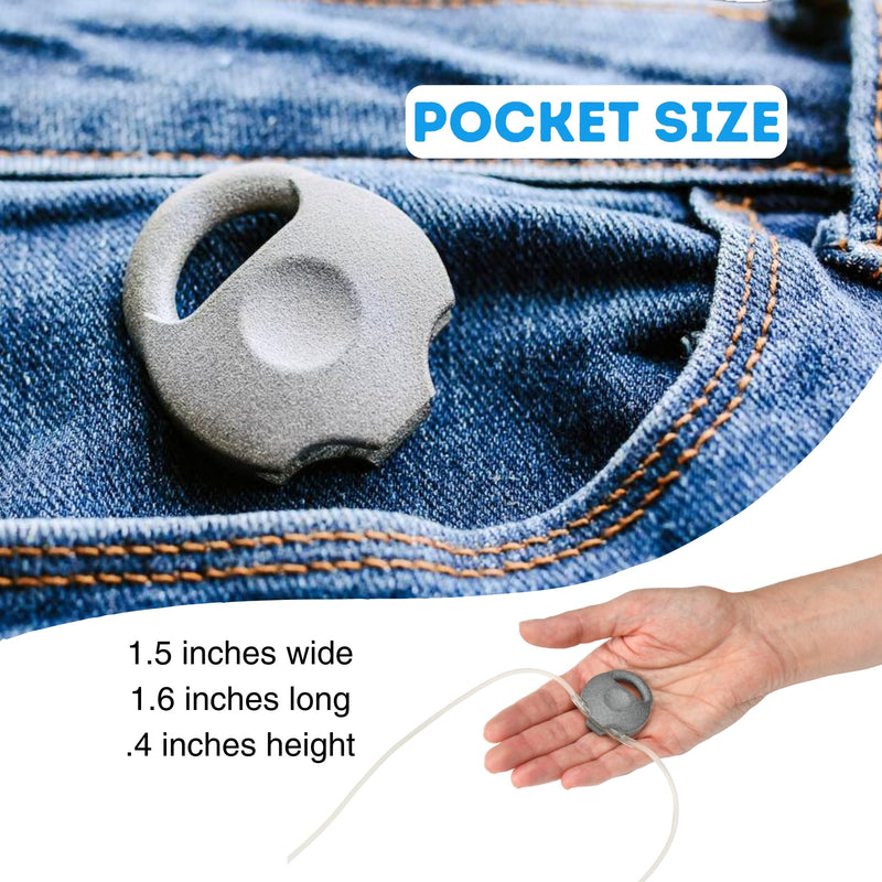 [Australia] - Oxygen Nasal Cannula Protective Cover Accessory, Hose Holder for Portable Concentrator Machine Tubing, Tank, or CPAP, Keeps Tube Nose Piece Off Floor (One Pack) One Pack 