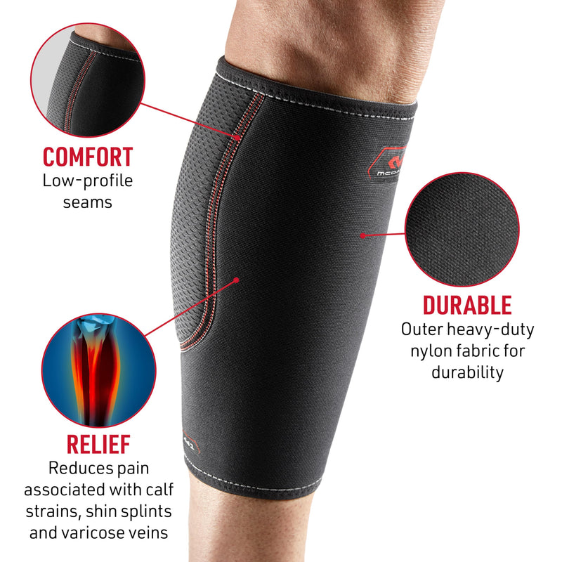 [Australia] - McDavid Del Calf Support Large Black 