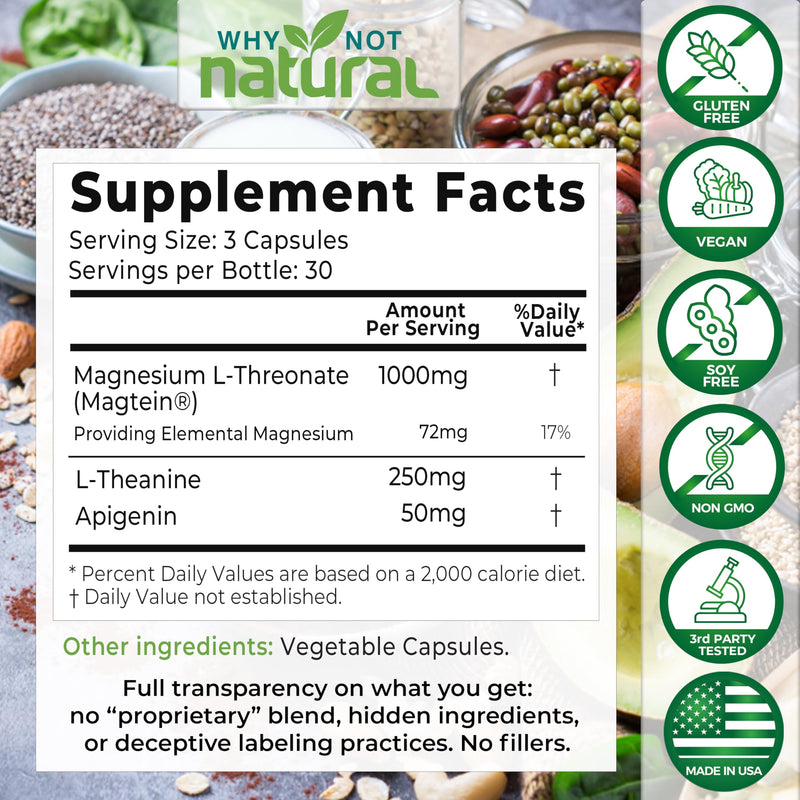 Why Not Natural Magnesium L-Threonate Complex and Vitamin D3K2