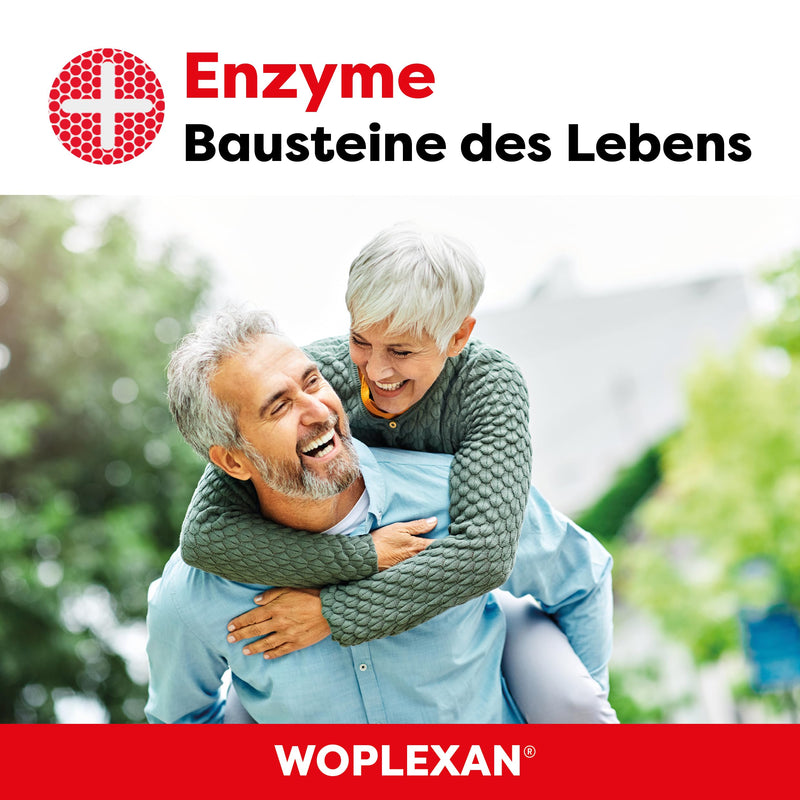 [Australia] - Woplexan enzyme combination - 6 high-dose enzymes (papain, bromelain, pancreatin, rutin, trypsin & chymotrypsin) - 120 tablets enteric-coated 120 pieces (pack of 1) 