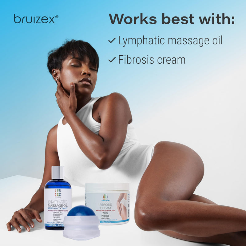 [Australia] - Lymphatic Drainage Massager, Massage Roller Ball, Fibro Roller for Fibrosis Treatment, Liposuction, 360 Lipo, Tummy Tuck & BBL Post Surgery Recovery, Body Roller 