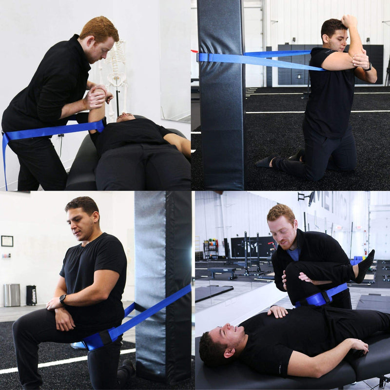 [Australia] - Extremity Mobilization Belt, Strap, Band Intended for Physical Therapy, Rehab, Stretching, Manual Traction, and Mobility with Pad 