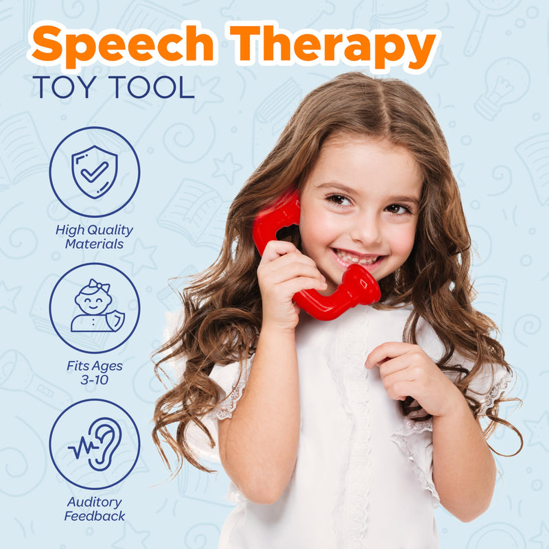 [Australia] - 4E's Novelty Whisper Phones for Reading - Pack of 4 - Auditory Feedback, Hear Myself Sound Phone - Accelerate Reading Fluency, Comprehension & Pronunciation - Speech Therapy Materials Toys 