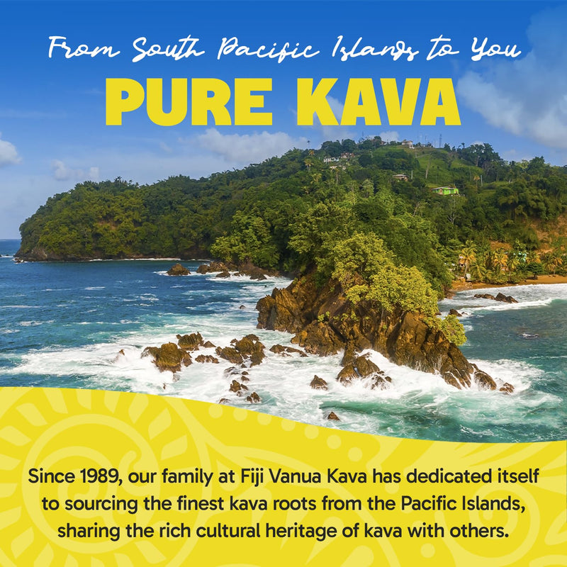 [Australia] - Premium Santa Cruz Powder, Medium Grind Noble Root, Easy to Prepare Kava with A Smooth and Creamy Taste, Kava Root Powder, 8 oz 