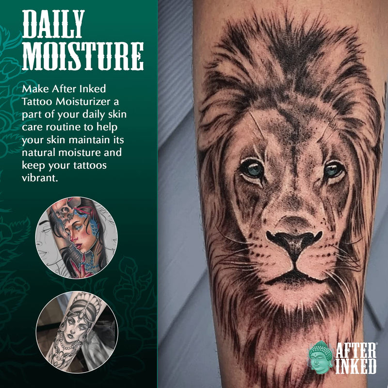 [Australia] - After Inked Tattoo Aftercare Lotion – Moisturizing Balm for Inked Skin, As Seen on INK MASTER – Hydrating Cream with Grape Seed Oil, Skin Nourishment & Daily Maintenance – 3 Fluid oz Tube (1-Pack) Tube: 3 Fl Oz (1 Unit) 