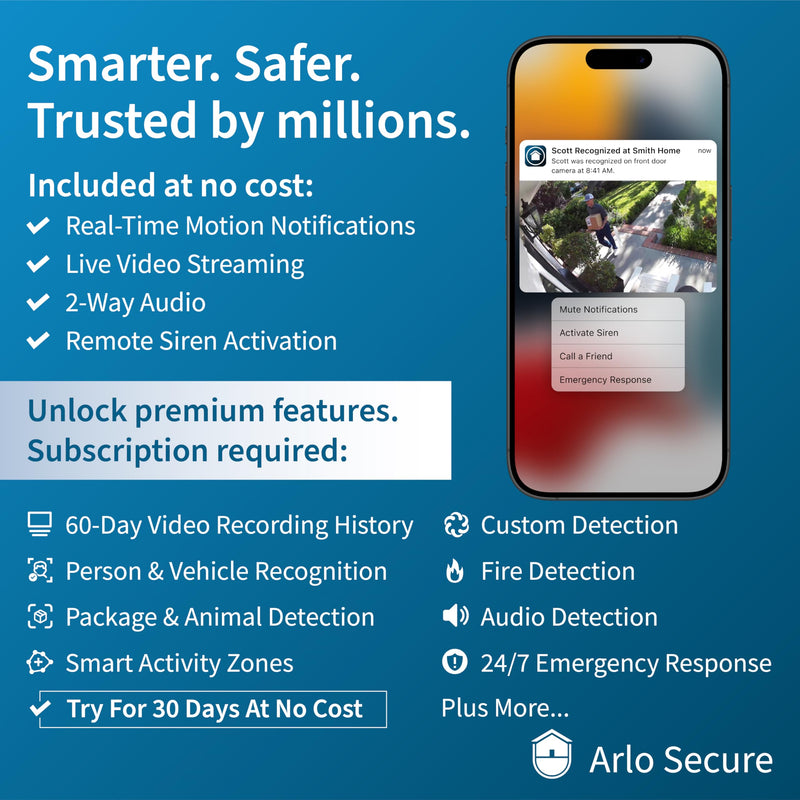[Australia] - Arlo Essential Security Camera 2K | Indoor Only| 2nd Gen | Baby Monitor & Pet Camera | Wired Automated Privacy Shield, 2-Way Audio, Night Vision, Live Stream, Motion Alerts & Notifications White,1 Cam 2K Indoor 2nd Gen 1 Camera 