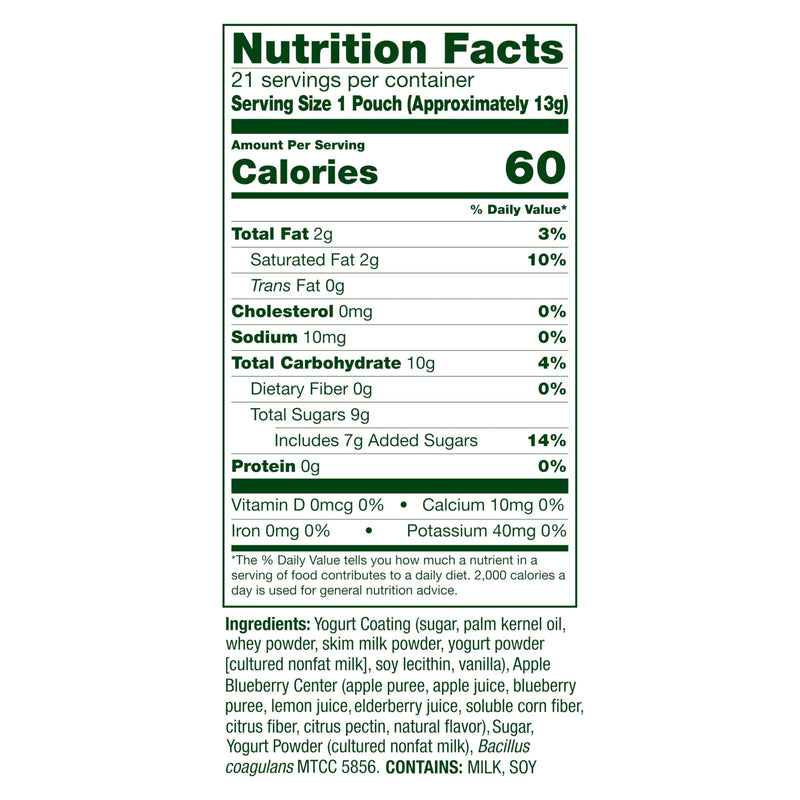 [Australia] - Align Probiotic, Yogurt Coated Probiotic Fruit Bites, Added Probiotic Helps Support Digestive Health, 21 Pouches, 105 Bites 