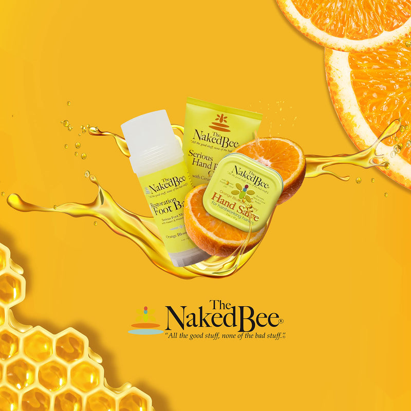 [Australia] - The Naked Bee Orange Blossom Honey with Ceramide 3, Serious Hand Repair Cream Lotion - 2 Pack 3.25 Fl Oz (Pack of 2) 