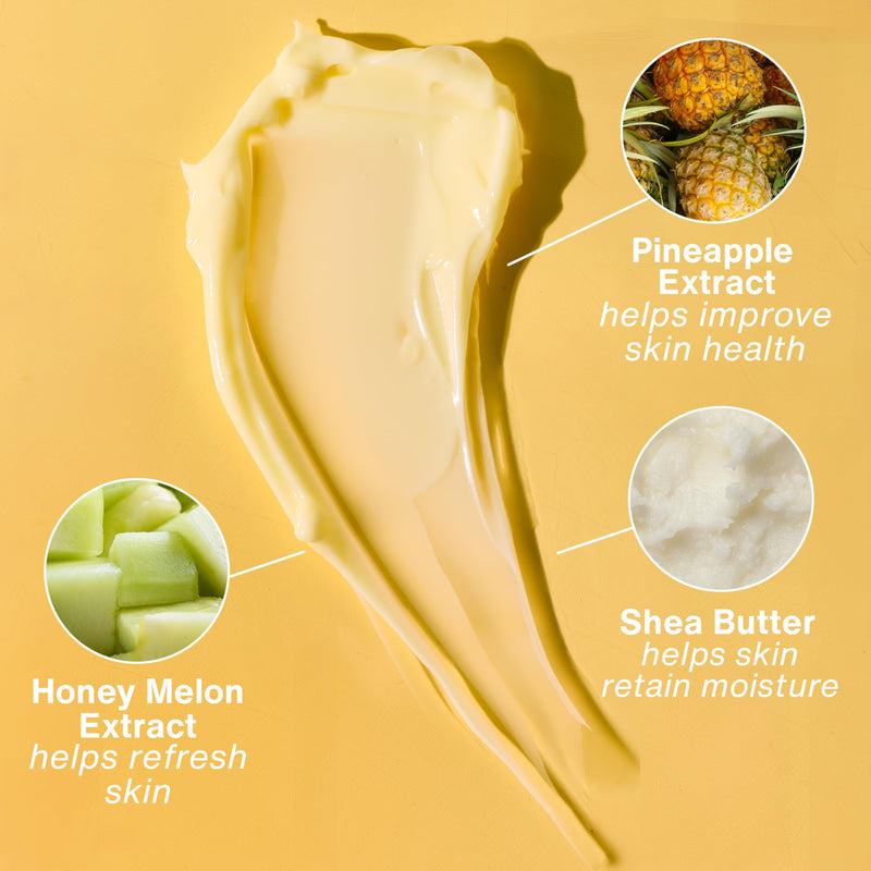 Hempz Sweet Pineapple & Honey Melon Moisturizing Skin Lotion, Hemp Seed Herbal Body Moisturizer with Jojoba, Natural Extracts, Vitamins A and E, 2.25 oz