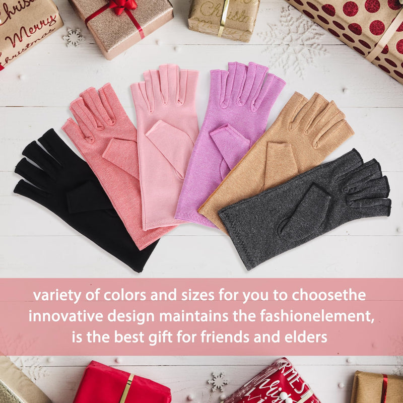 [Australia] - Compression Gloves - Arthritis Gloves Women Men Rheumatoid Gloves Carpal Tunnel Tendonitis for Daily Work Typing M Black 