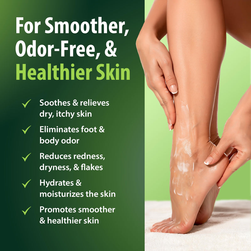 [Australia] - Foot Lotion with Tea Tree Essential Oil for Jock Itch, Athletes Foot, and Dry Cracked Feet Treatment - Athletes Foot Cream with Tea Tree Oil for Toenail - Foot Cream for Dry Cracked Heels 5 Fl Oz (Pack of 1) 