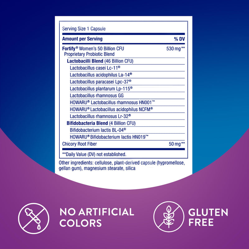 [Australia] - Nature's Way Fortify Extra Strength Probiotics for Women + Prebiotic, Digestive and Immune Health Support Supplement*, 30 Capsules 