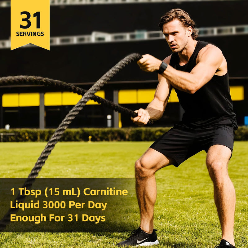 [Australia] - L Carnitine Supplement Liquid 3000, with BCAA Sports Supplements, Help Support Energy Boosts, Support Muscle, Efficient Formula with Acetyl Rapid Absorption, Sustained Energy, Sour Gummy Flavor 