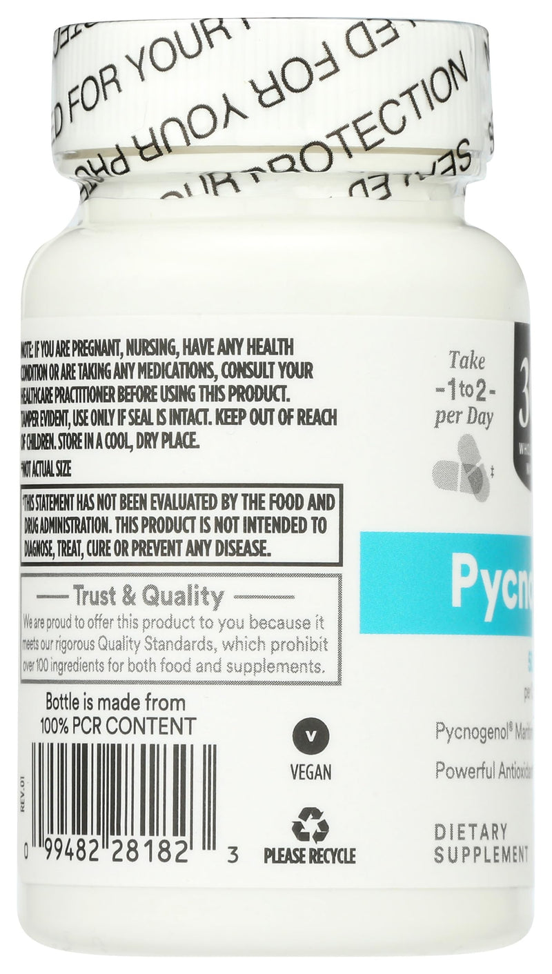 [Australia] - 365 by Whole Foods Market, Pycnogenol Maritime Pine Bark Extract, 50mg Vegan Capsules, 60 Count 60 Count (Pack of 1) 