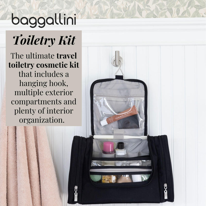 Baggallini Toiletry Kit One Size Midnight Blossom