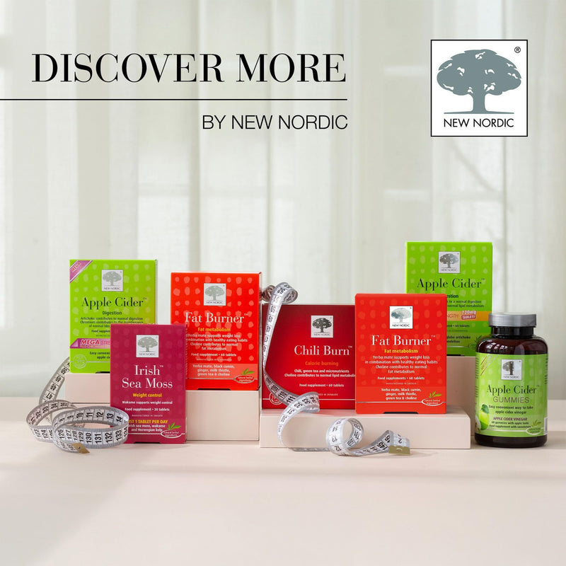 New Nordic Irish Sea Moss Extract - Powerful Tri-Algae Complex with Pure Kelp & Seaweed - Vegan & Gluten Free - Compressed Raw Powder - 30 Tablets