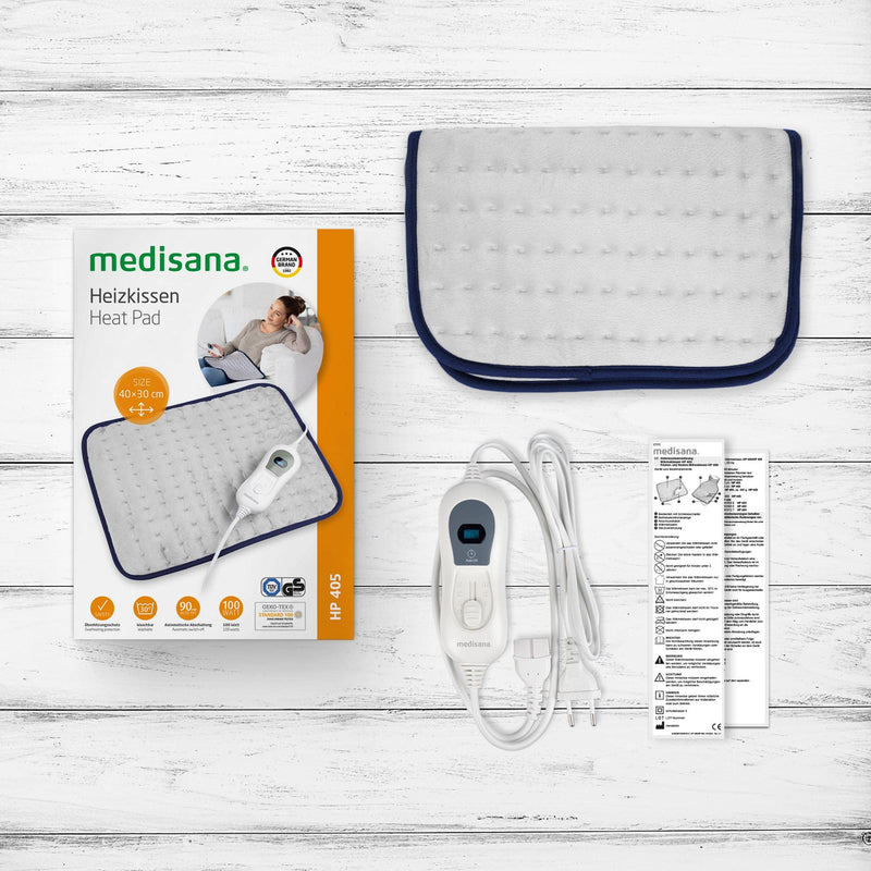 [Australia] - medisana HP 405 heating pad, super fleece, heat pad with 3 temperature levels, overheating protection, automatic switch-off, washable, for back, neck and shoulders 