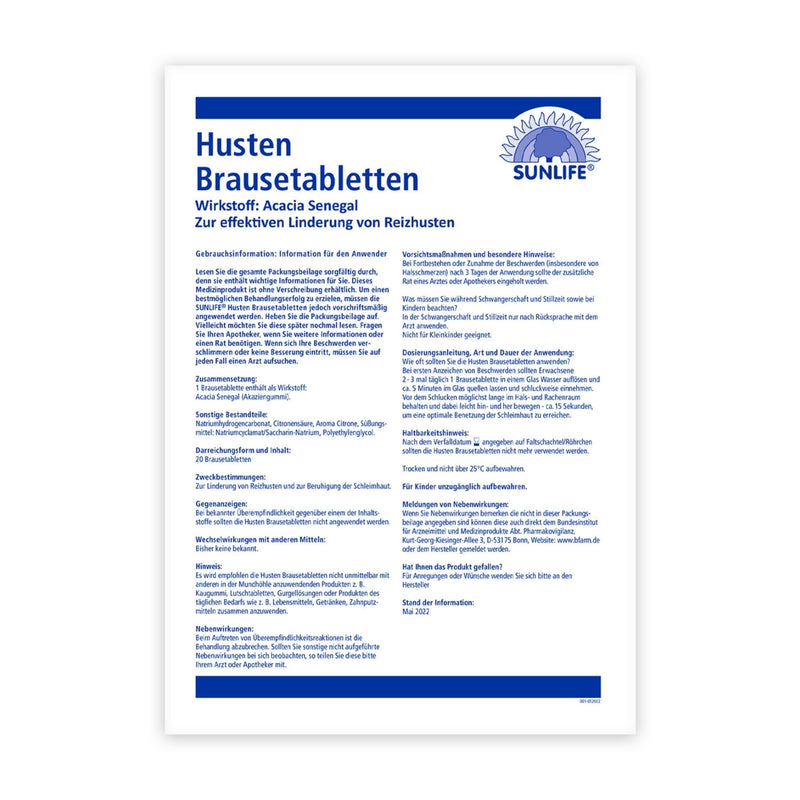 [Australia] - SUNLIFE Calcium+D3 effervescent tablets: For bones and teeth, 20 tablets with calcium & vitamin D3, lemon flavor, 80g, 1x 20 pieces 