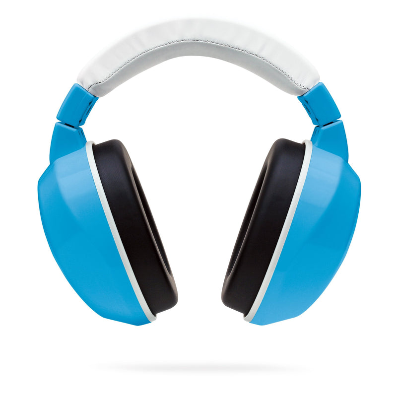 [Australia] - Lucid Audio HearMuffs Kids Hearing Protection Blue/White (Over-the-ear Sound Protection Ear Muffs Ages 5+) 