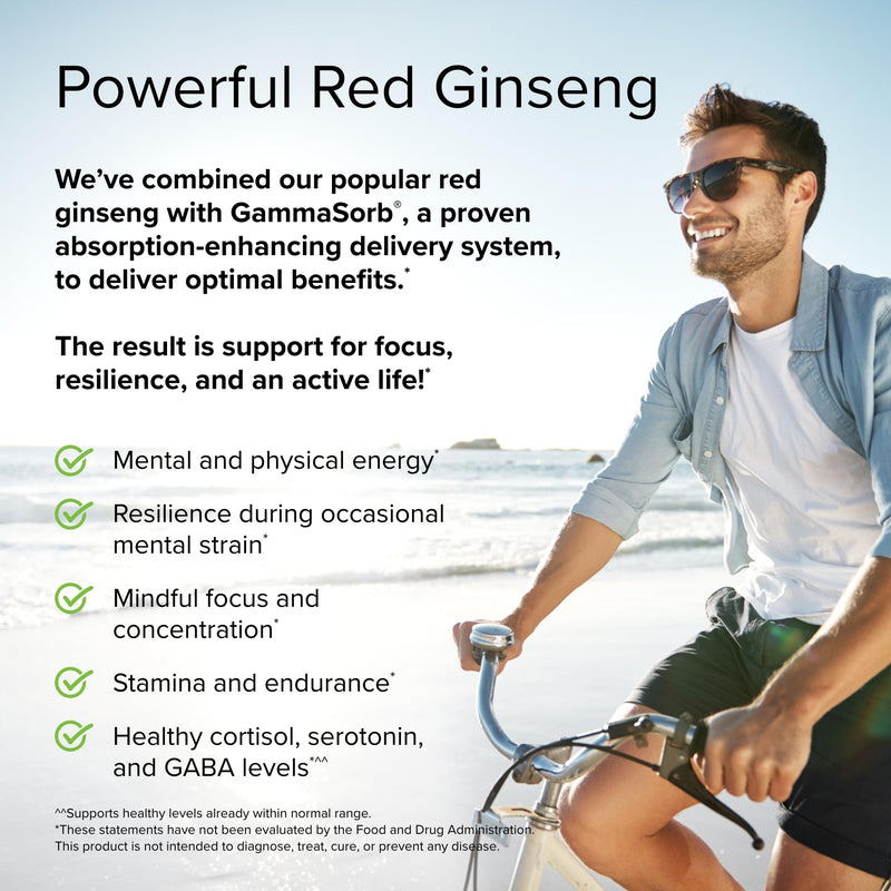 [Australia] - Terry Naturally HRG80 Red Ginseng Energy - 30 Chewable Tablets - Red Ginseng Root Powder, Panax Ginseng, HRG80 - Non-GMO, Vegan, Gluten Free - 30 Servings 1 