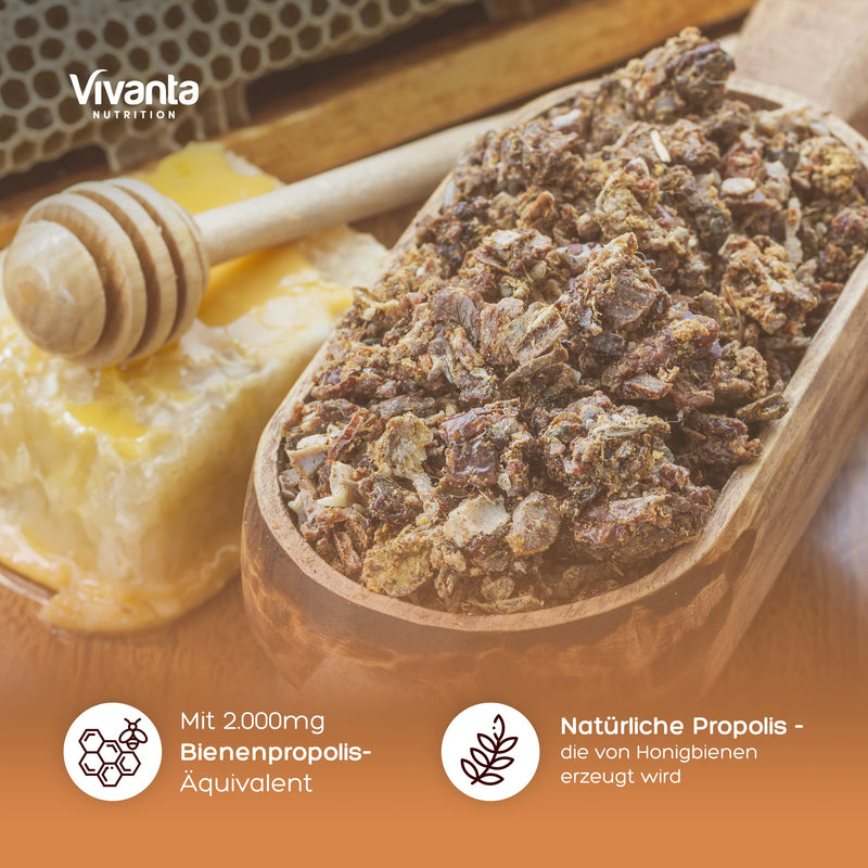 [Australia] - Bee Propolis Capsules - 2,000 mg Propolis Equivalent per Serving - 180 Capsules (3 Month Supply) - 400 mg Natural 5:1 Bee Propolis Extract x 90 Servings 