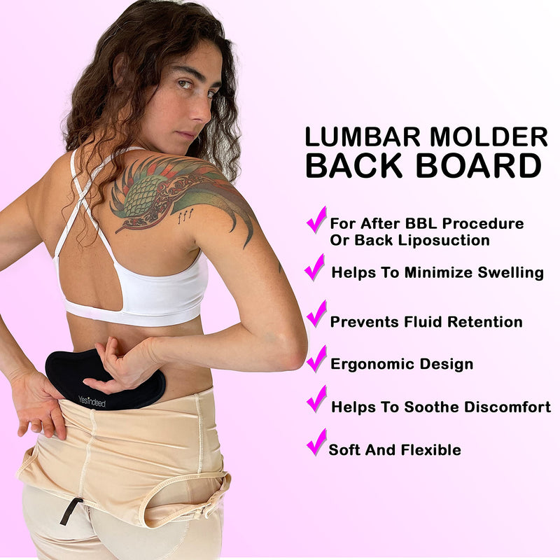 [Australia] - Lower Back Board, Lumbar Molder Post-Surgical Mid-Back BBL and Liposuction Post Surgery Flattening Control Post Op Recovery Compression Soft Faja Board Minimizes Swelling & Prevents Fluid Retention 