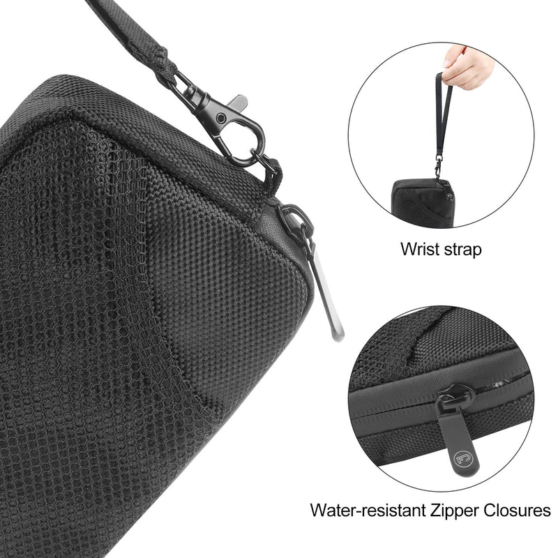 [Australia] - FIREDOG Odor Proof Bags, Smell Proof Pouch Carbon Lined Travel Stash Storage Smellproof Bags (Black, 6.5"x4") Black 